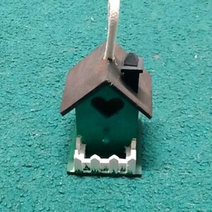 Green birdhouse